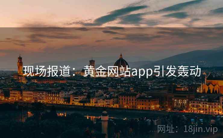 现场报道：黄金网站app引发轰动